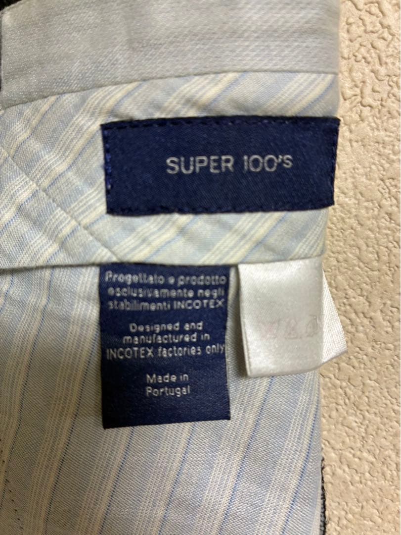 INCOTEX インコテックス スラックス ウール100% size44