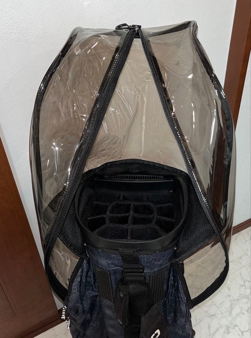 OGIO 14分割 キャディバッグ ネイビー、INNOVATIONフードカバー付