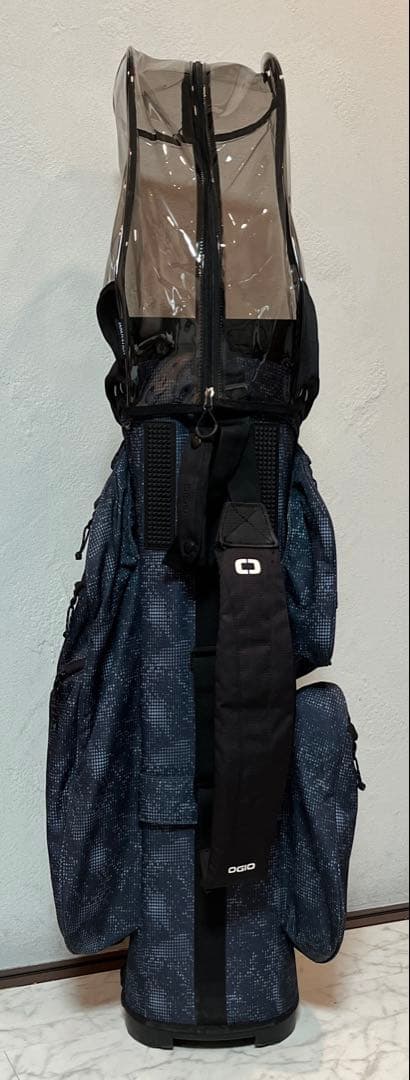 OGIO 14分割 キャディバッグ ネイビー、INNOVATIONフードカバー付