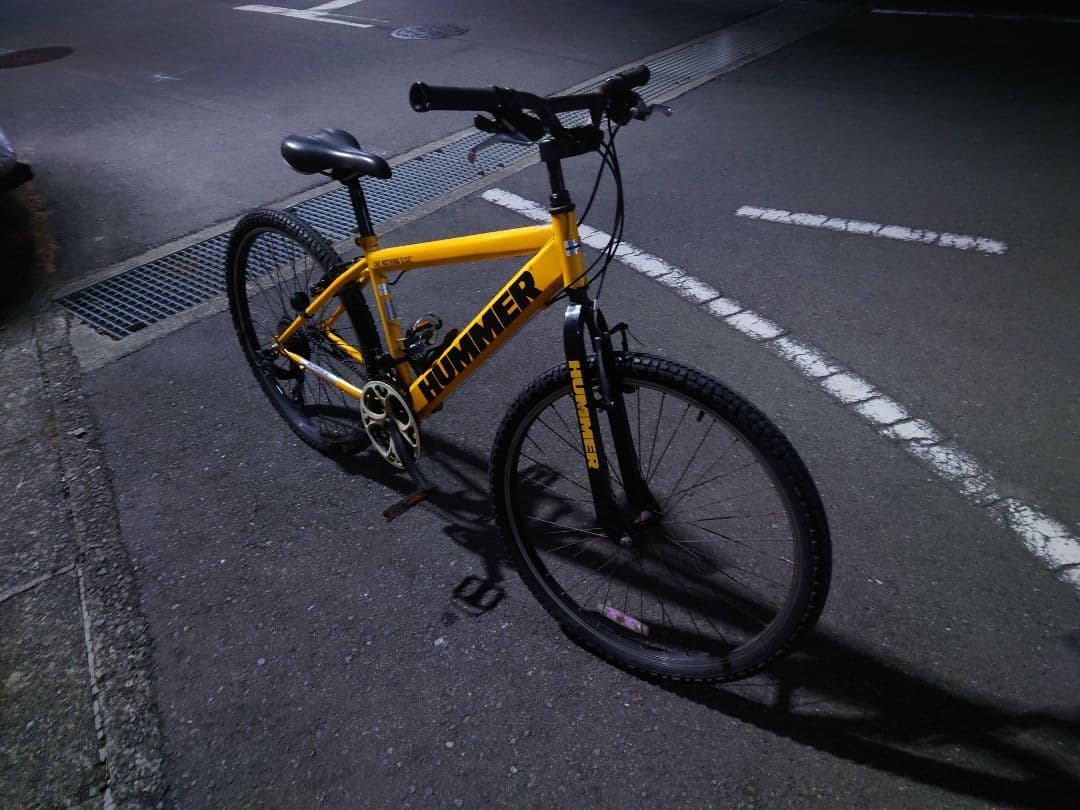 (引取り又はお届けご相談)HUMMER マウンテンバイク26インチ