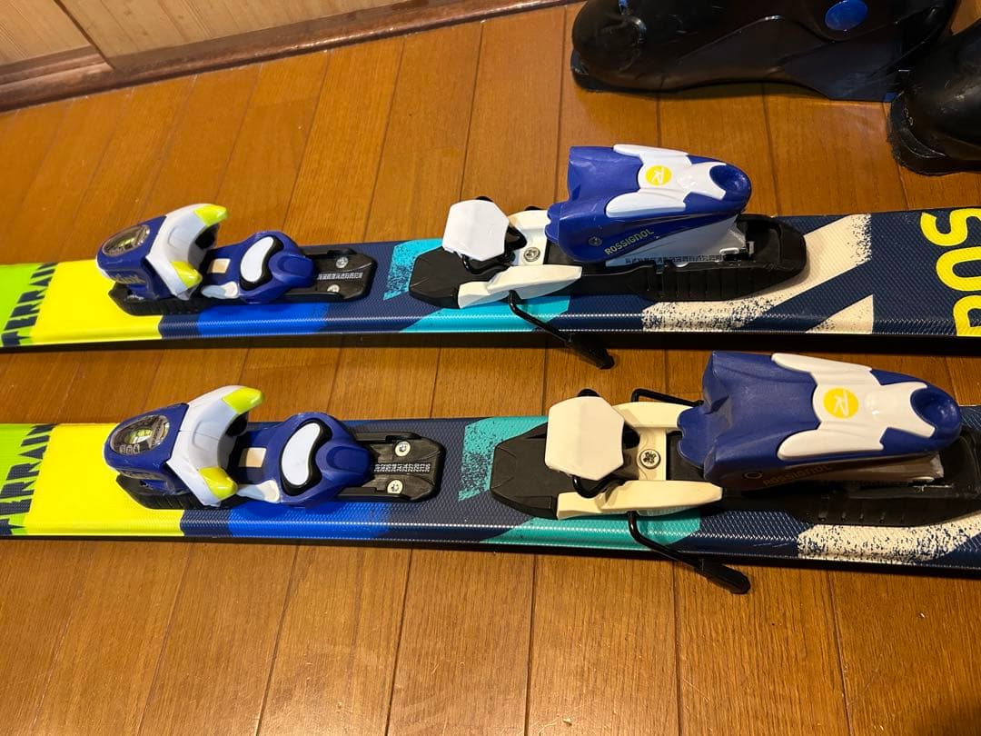 ロシニョール■板128cmブーツ21cm ■キッズ板ブーツセット　ブーツ袋おまけ