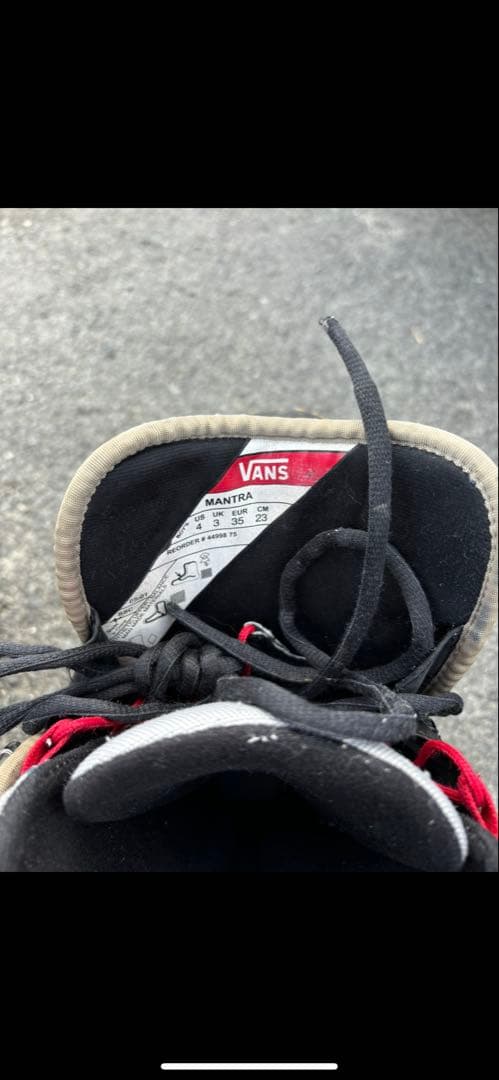 VANS Mantra ブラック スノーボードブーツ