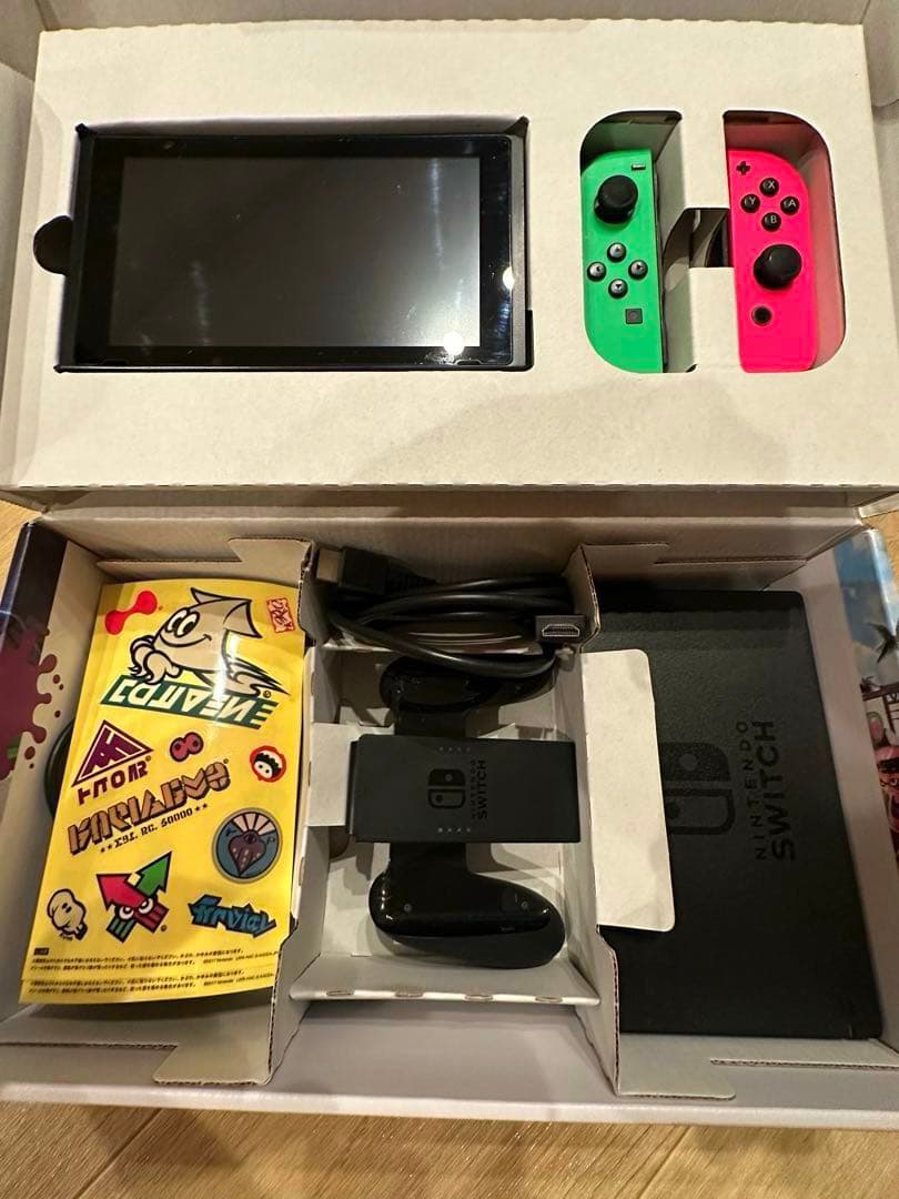 箱付 ニンテンドースイッチ Nintendo Switch 本体 スプラトゥーン