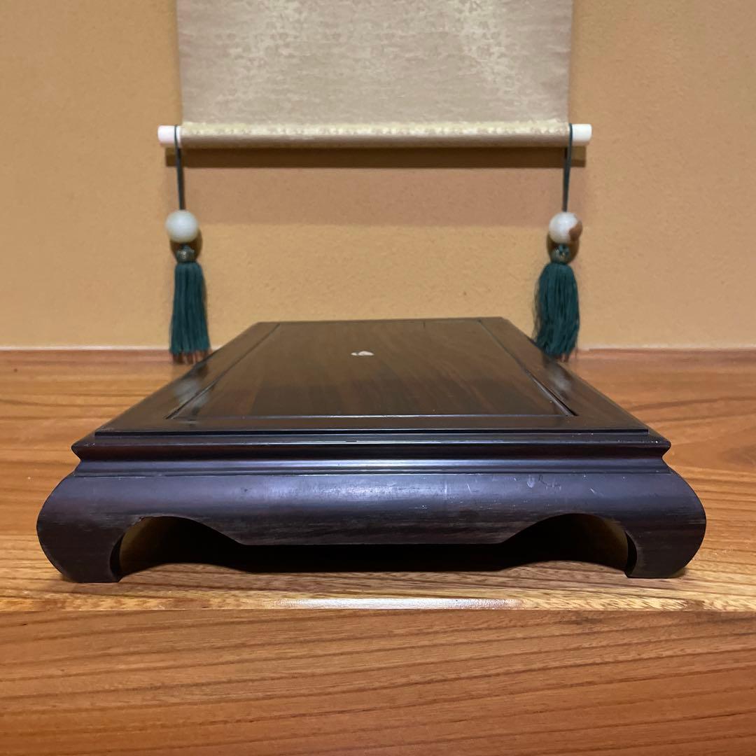 【唐木】[高級] 花台 盆栽台 飾り台 ビンテージ品