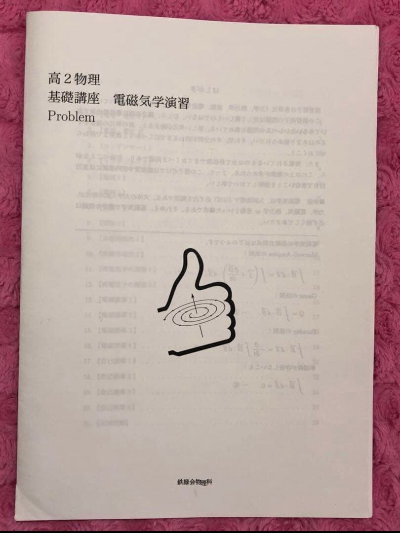 鉄緑会　高2物理　分野別演習&解答解説　全10冊　力学　熱力　原子　電磁気　波動