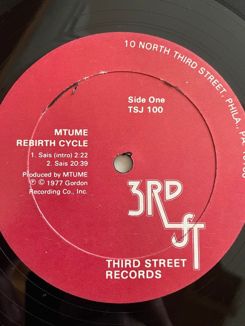 極レア盤　MTUME REBIRTH CYCLE 3RD ST us orig