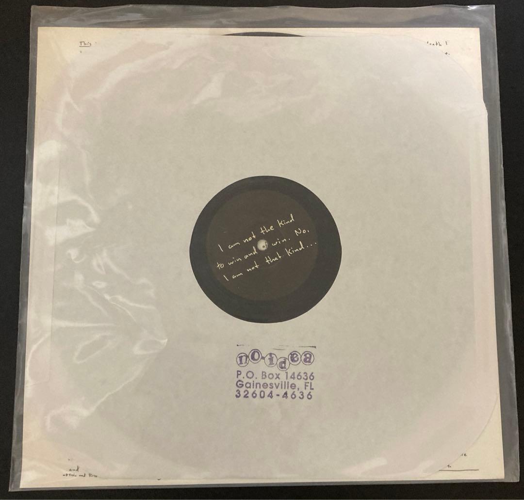 i hate myself 激情エモ　LP NO IDEA RECORDS