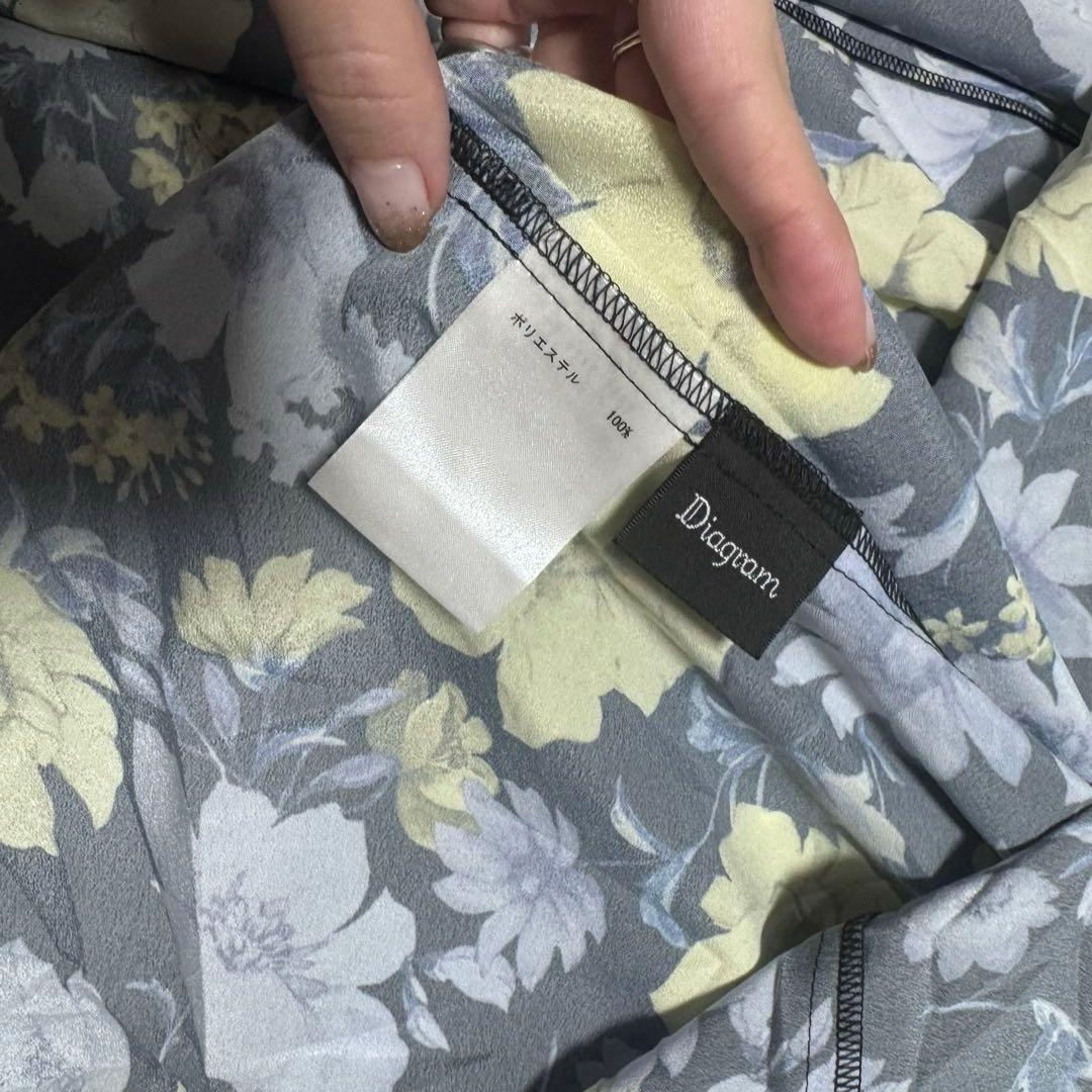 美品 GRACE CONTINENTAL フラワープリントカフタンワンピース