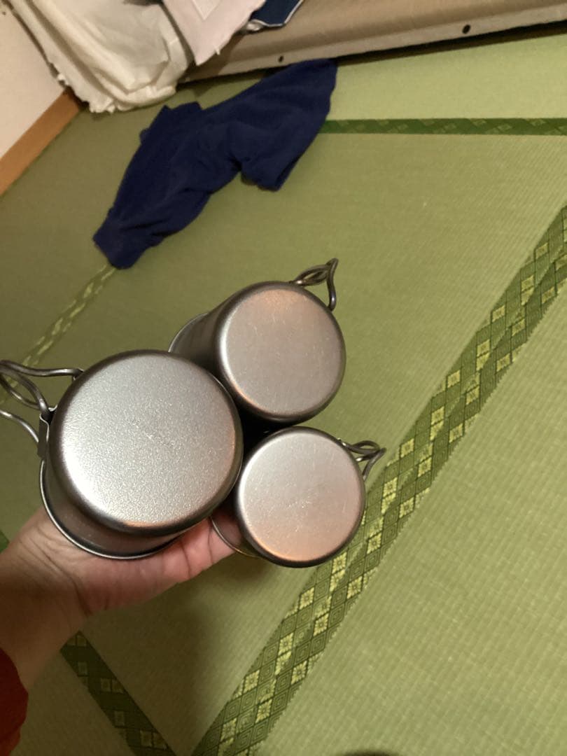 スノーピーク　チタンマグ美品3つセット