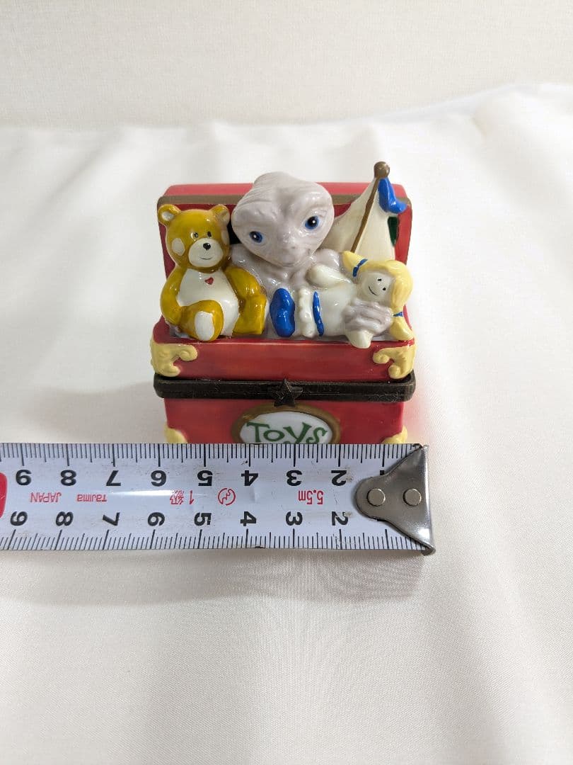 【希少】 E.T. 陶器製 小物入れ 置物 おもちゃ箱 ヴィンテージ