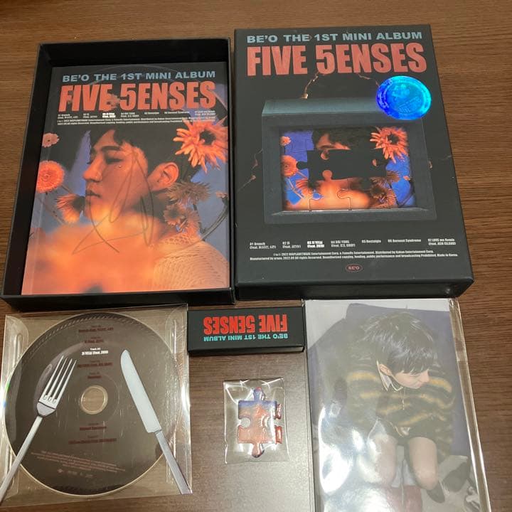 本人直筆サイン入りビオ　BE'O- 1st ミニアルバム