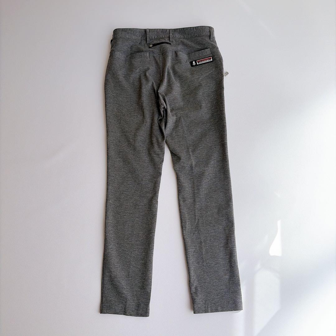 MARK＆LONA マークアンドロナ ストレッチ パンツ スカル ドクロ グレー