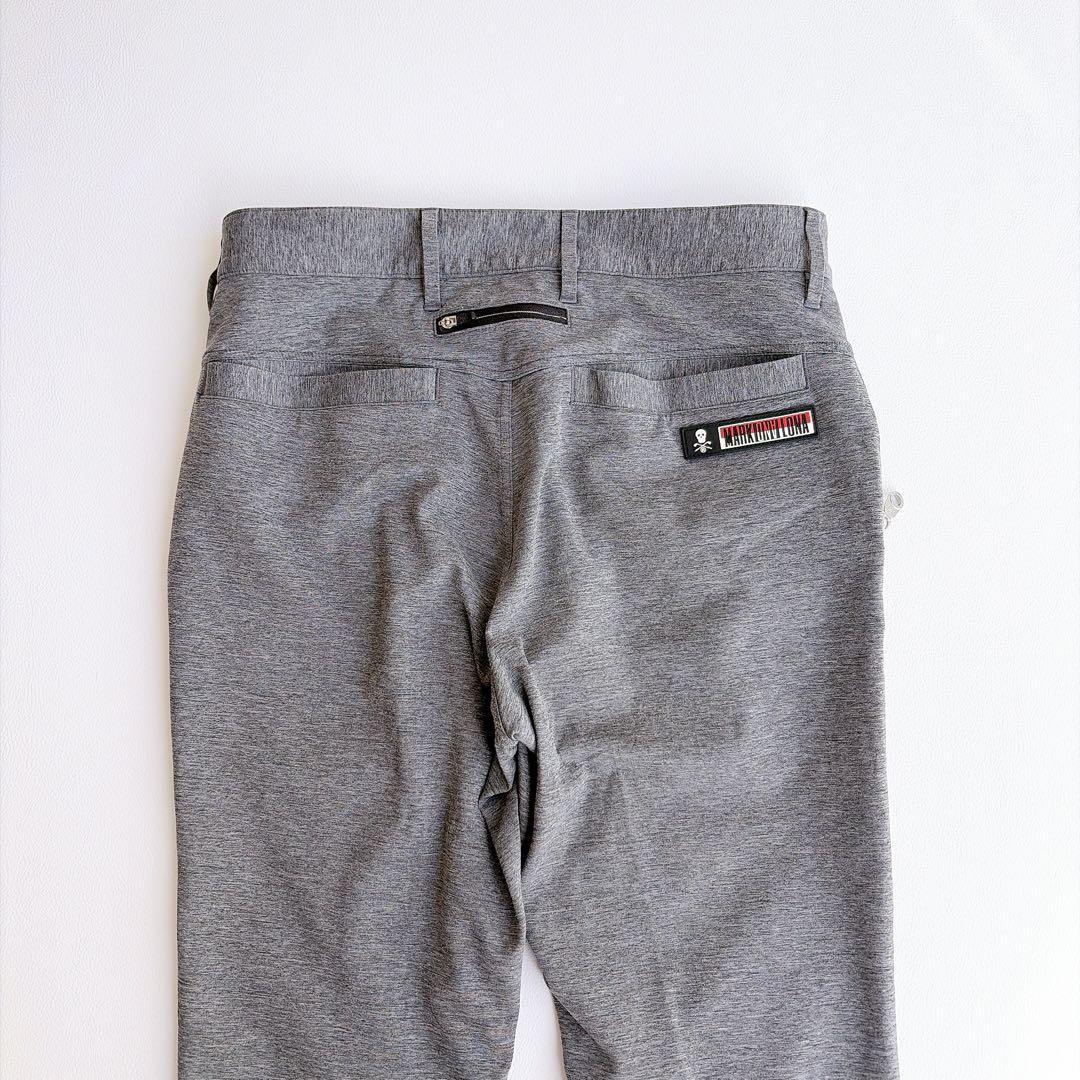 MARK＆LONA マークアンドロナ ストレッチ パンツ スカル ドクロ グレー