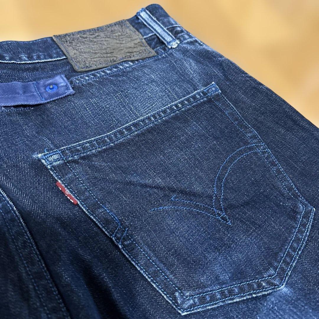キ*ト様 LEVI’S STUSSY コラボ デニム セルビッチ シンチバック