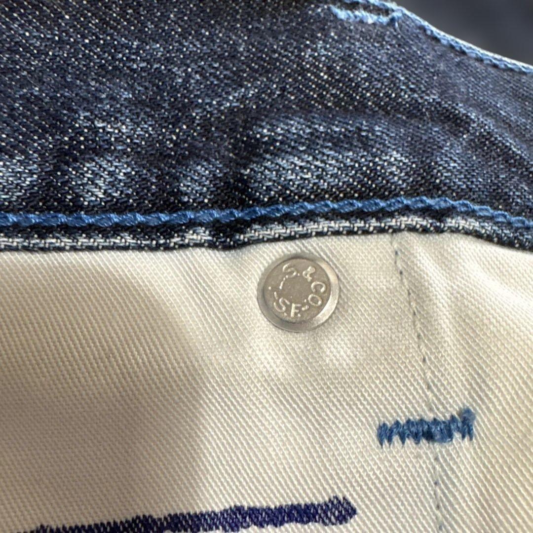 キ*ト様 LEVI’S STUSSY コラボ デニム セルビッチ シンチバック