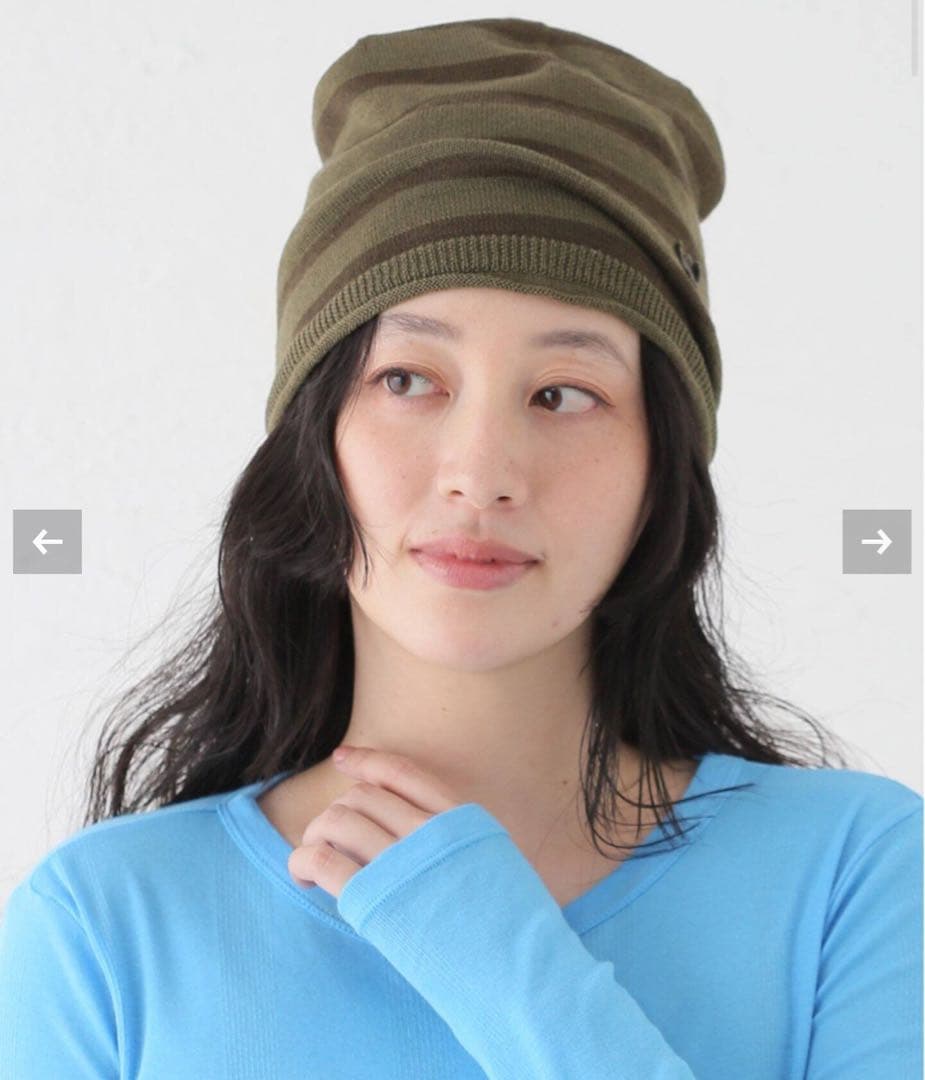 OPEN YY ストライプビーニー　正規品