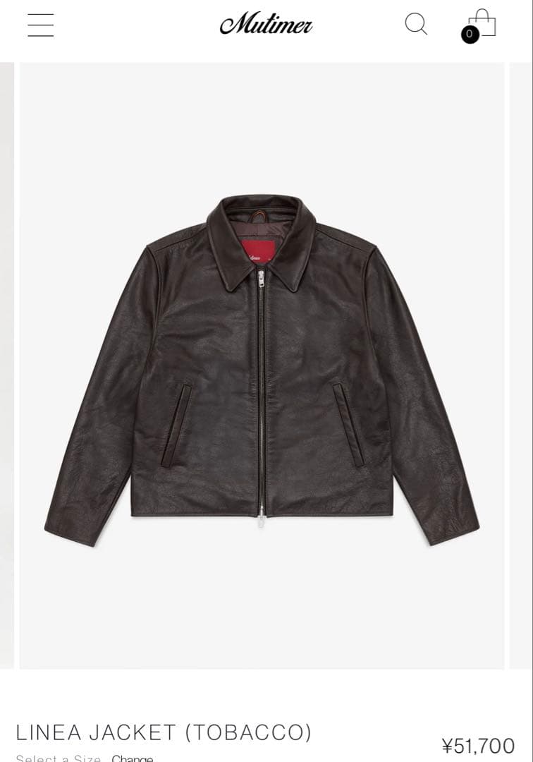 ジャケット・アウター mutimer LINEA JACKET