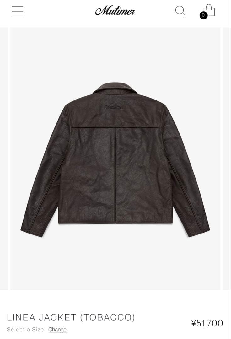 ジャケット・アウター mutimer LINEA JACKET