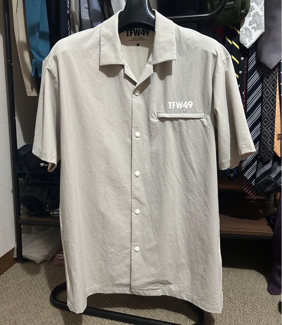 メンズウェア TFW49 COMBINATION OPEN COLLAR SHIRT
