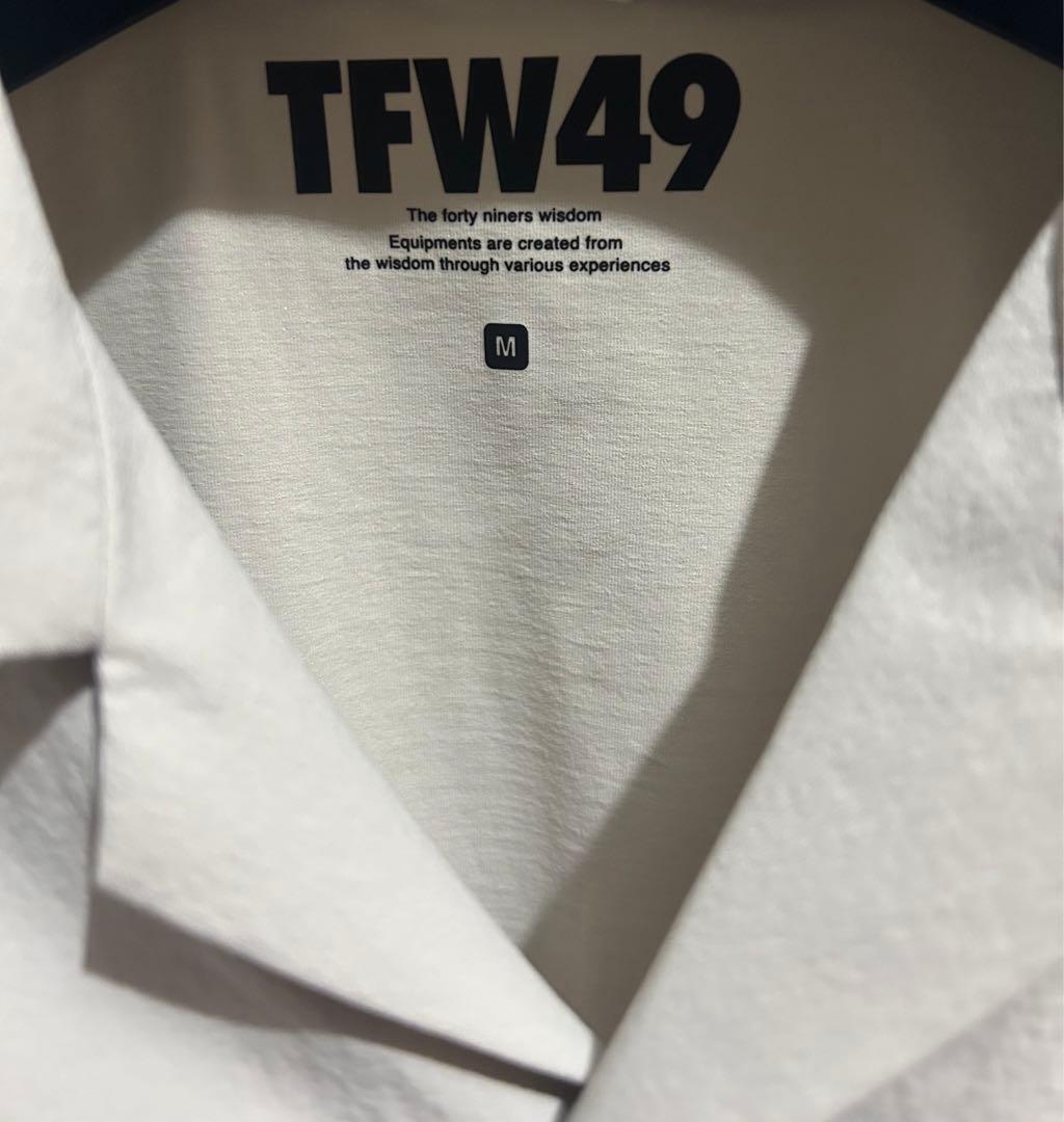 メンズウェア TFW49 COMBINATION OPEN COLLAR SHIRT