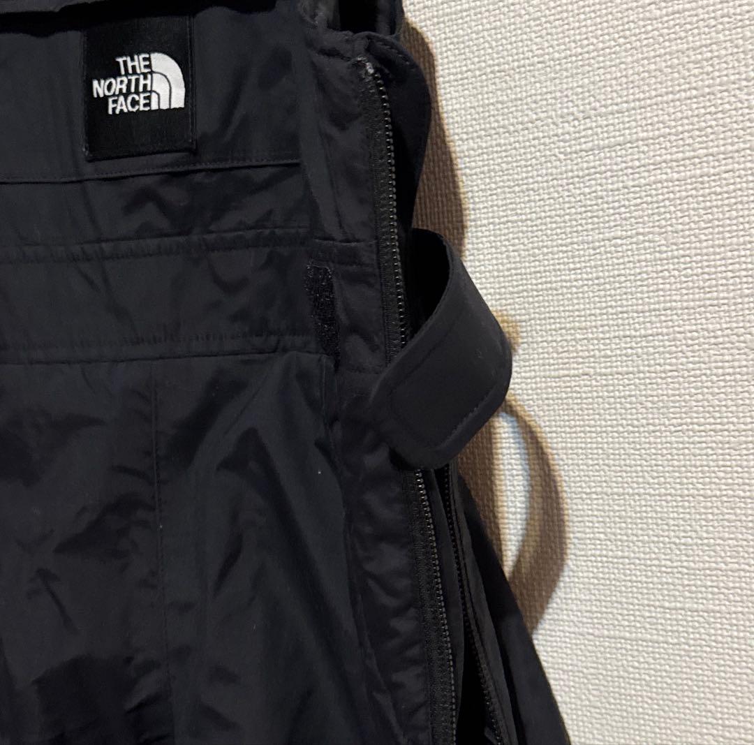 THE NORTH FACE 子供用スキー　オーバーオール 黒 90cm