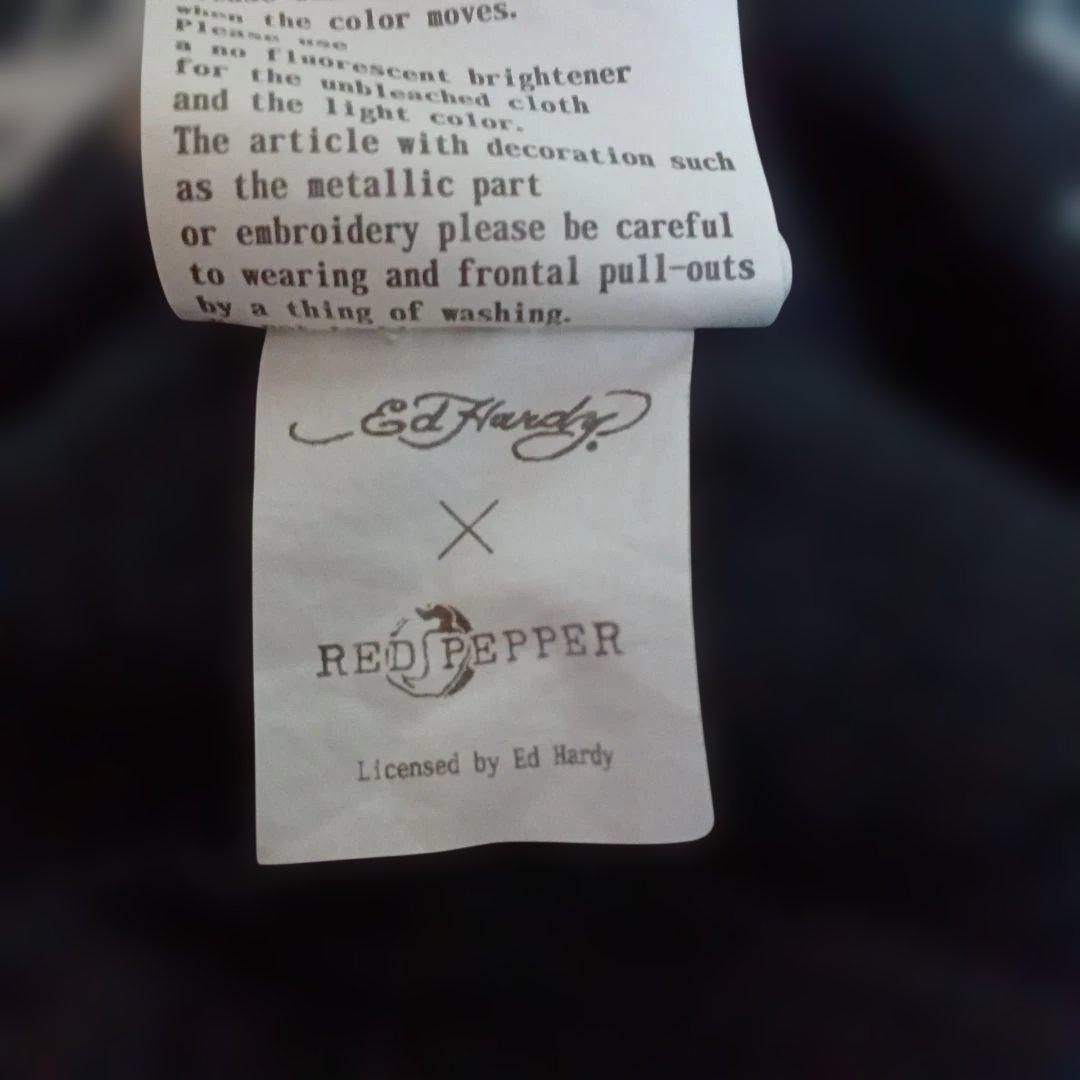 (2096) Red Pepper×Ed Hardy コラボ パーカー 中古