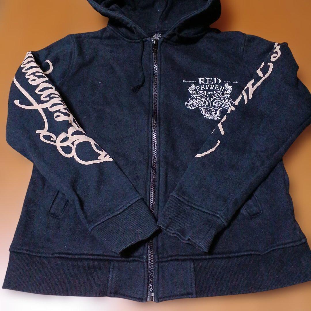 (2096) Red Pepper×Ed Hardy コラボ パーカー 中古