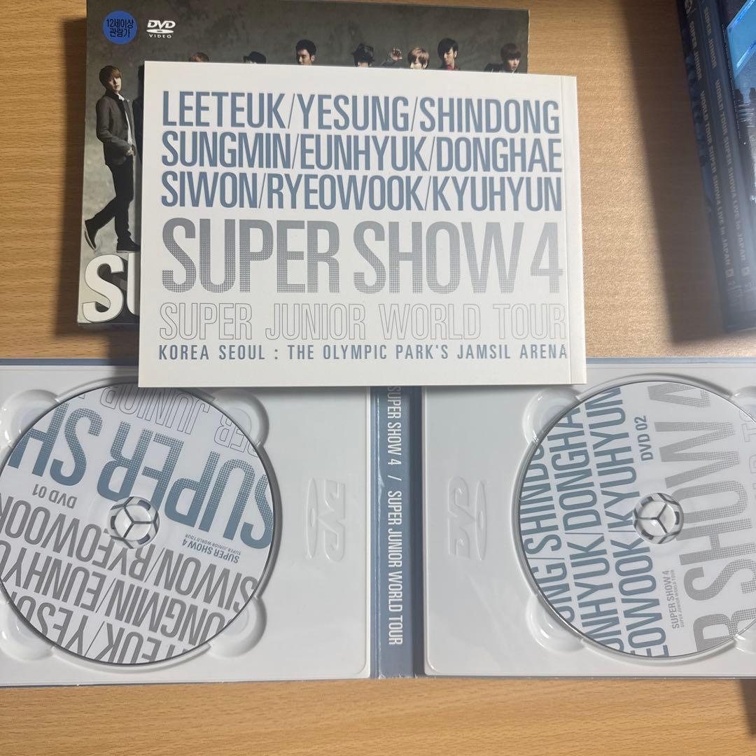 SUPERJUNIOR DVD Blu-ray SUPERSHOW 10点セット