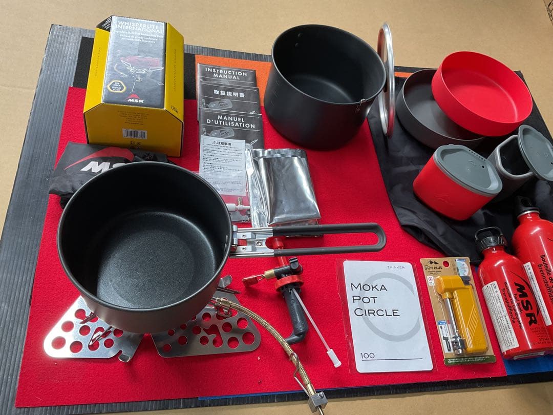 MSRウィスパーライトインターナショナル超美品&MSR alpinist2クック
