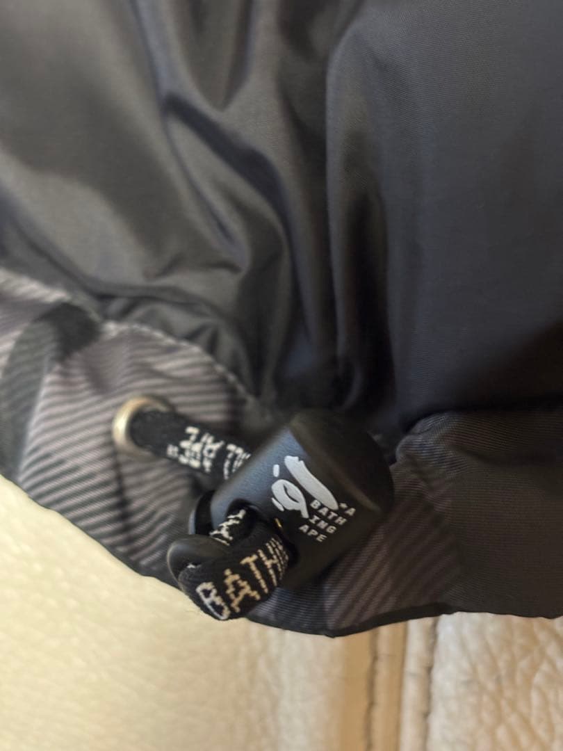 A BATHING APE BAPE チェック ダウンベスト XS 美品 エイプ
