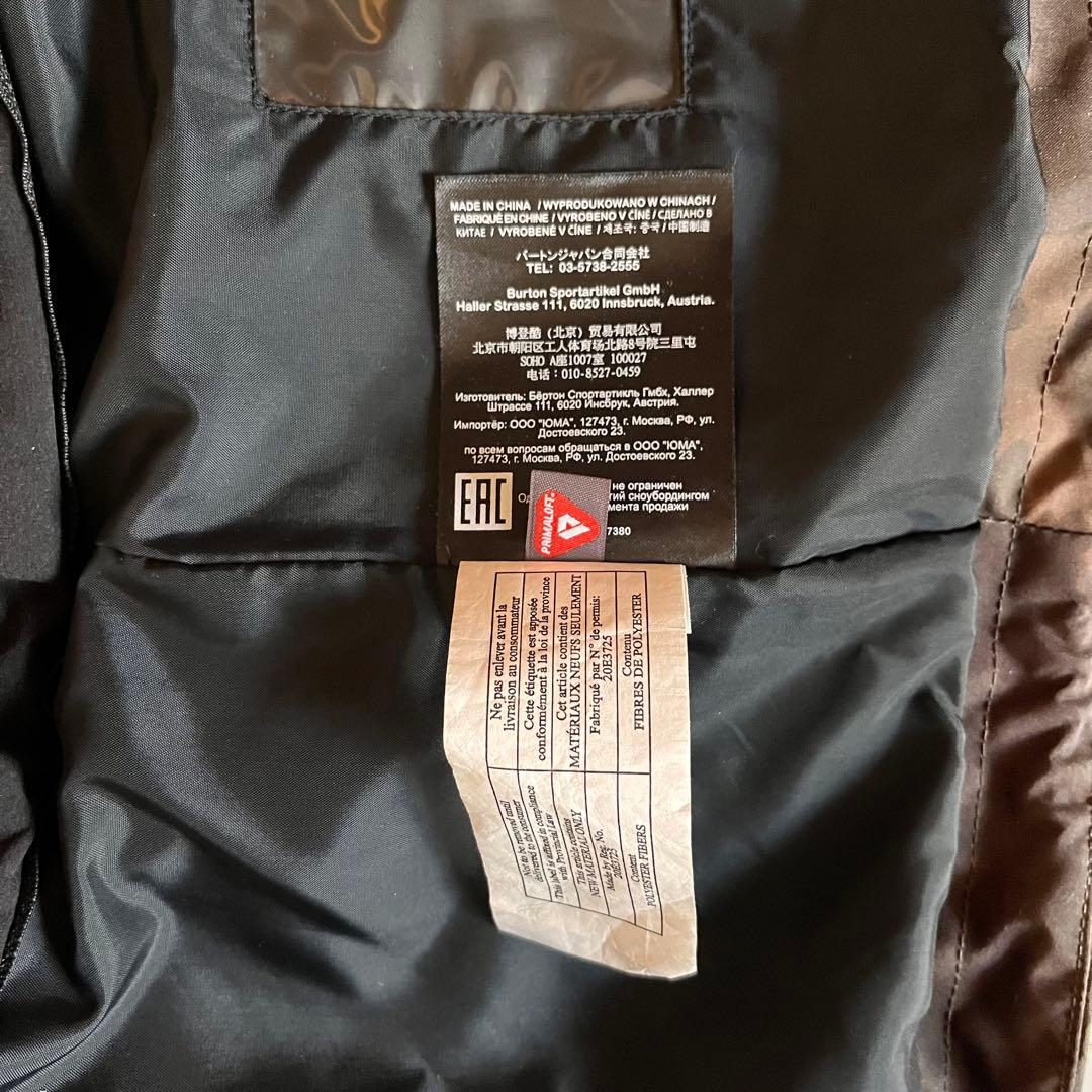 BURTON [ak] GORE-TEX® スノーボードジャケット XS カモ柄