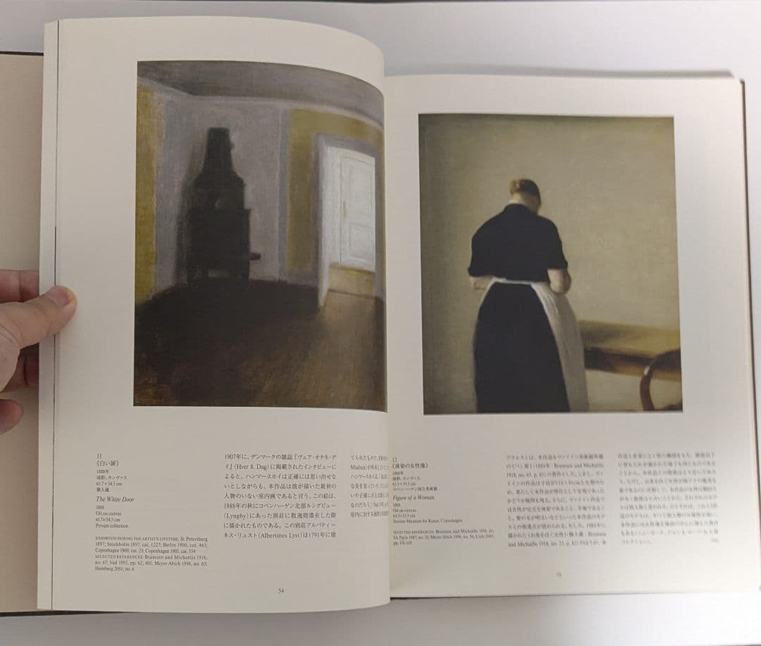 ヴィルヘルム・ハンマースホイ 静かなる詩情　図録