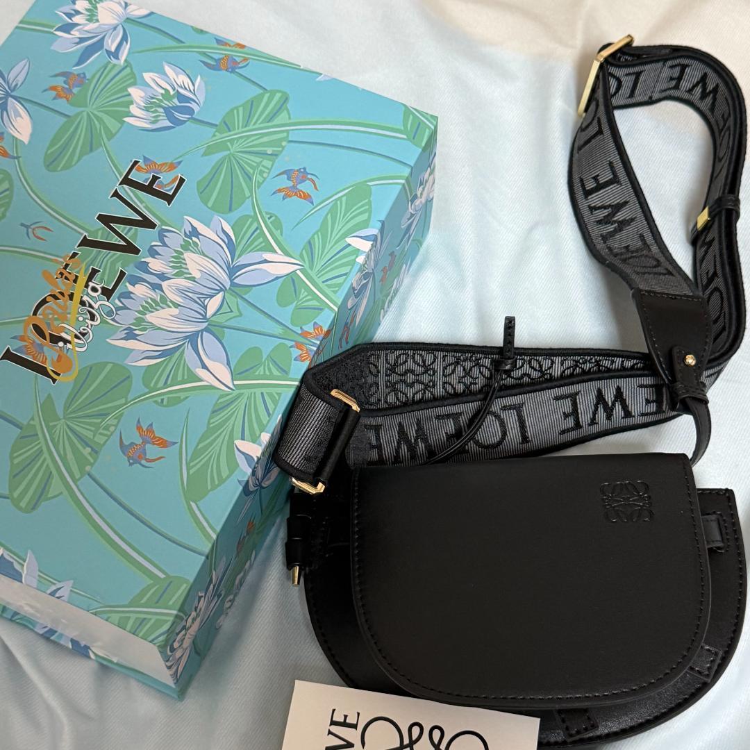 ロエベ LOEWE ゲートデュアルバックミニ ブラック