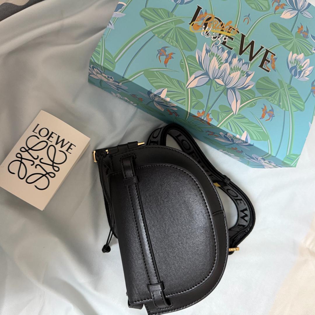 ロエベ LOEWE ゲートデュアルバックミニ ブラック