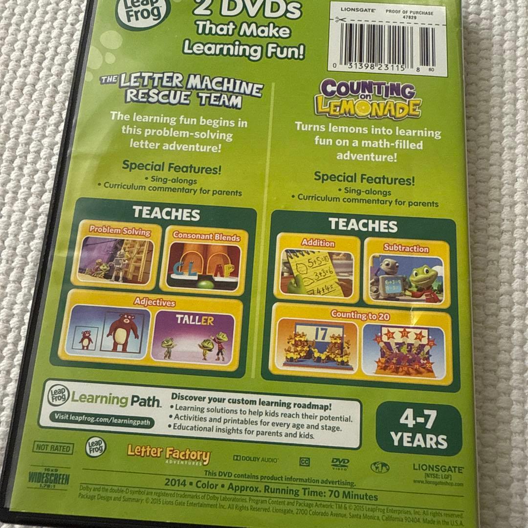 【7枚】Leap Frog DVD おうち英語　英語教育　リープフロッグ