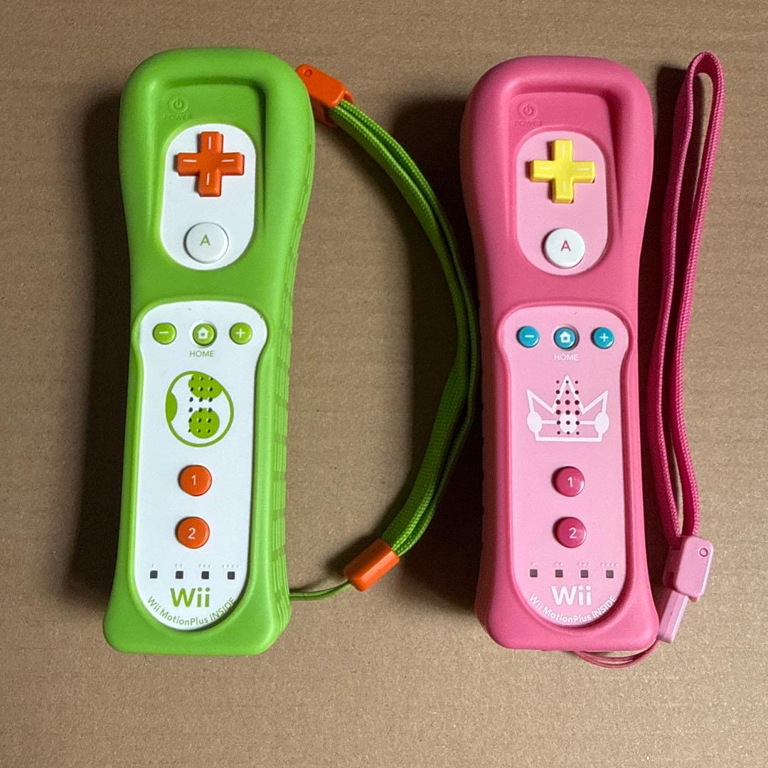 WII リモコンプラス　ヨッシー、ピーチ