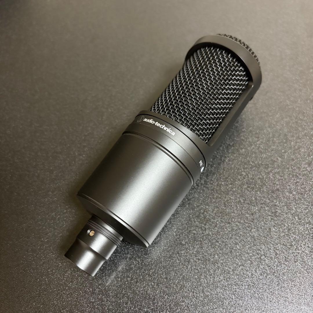 audio-technica｜AT2020｜コンデンサー・マイクロホン｜ブラック