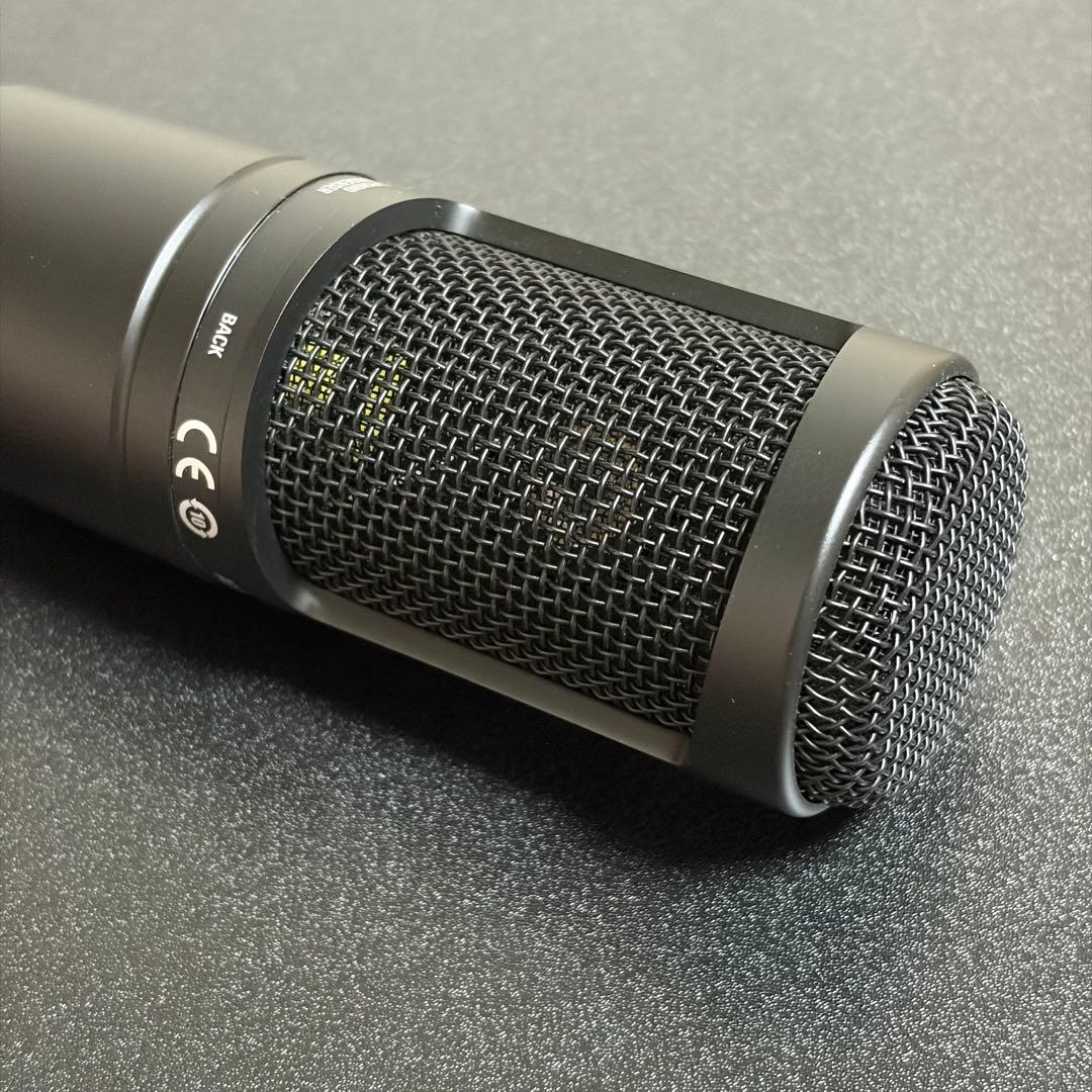 audio-technica｜AT2020｜コンデンサー・マイクロホン｜ブラック
