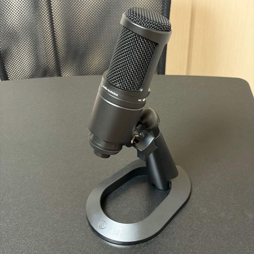 audio-technica｜AT2020｜コンデンサー・マイクロホン｜ブラック