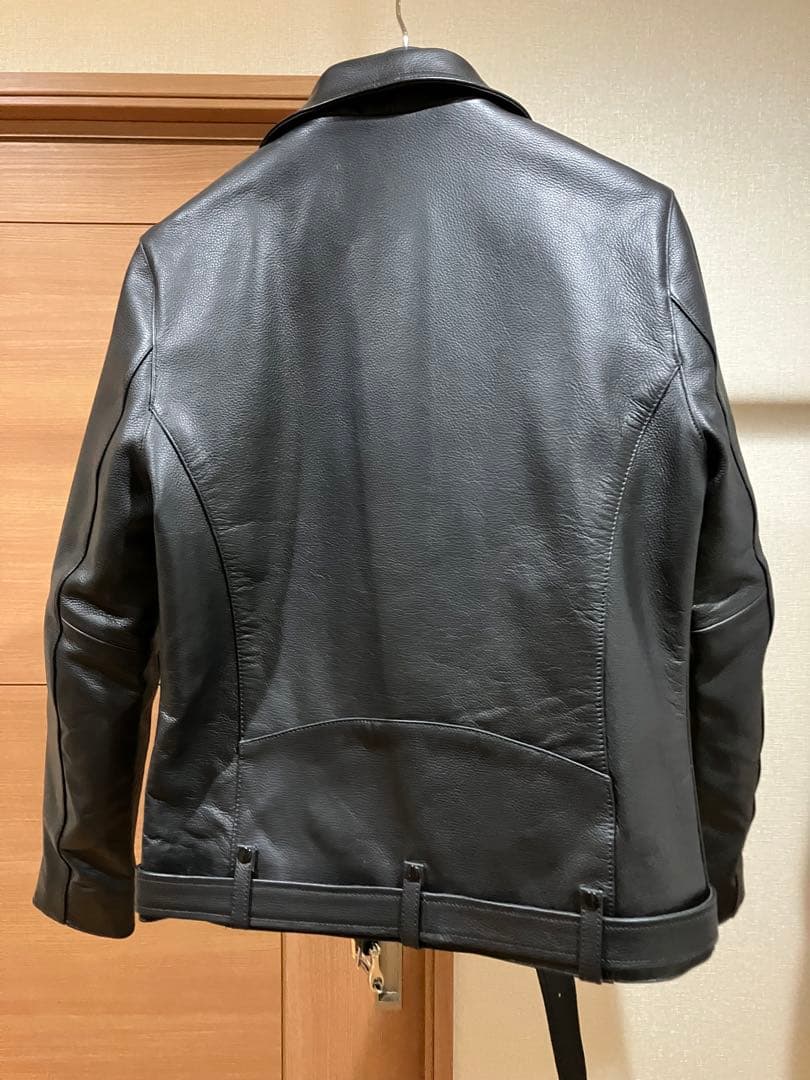 ライラ　タグ付未使用品　牛革本革レザー　ダブルライダースジャケット