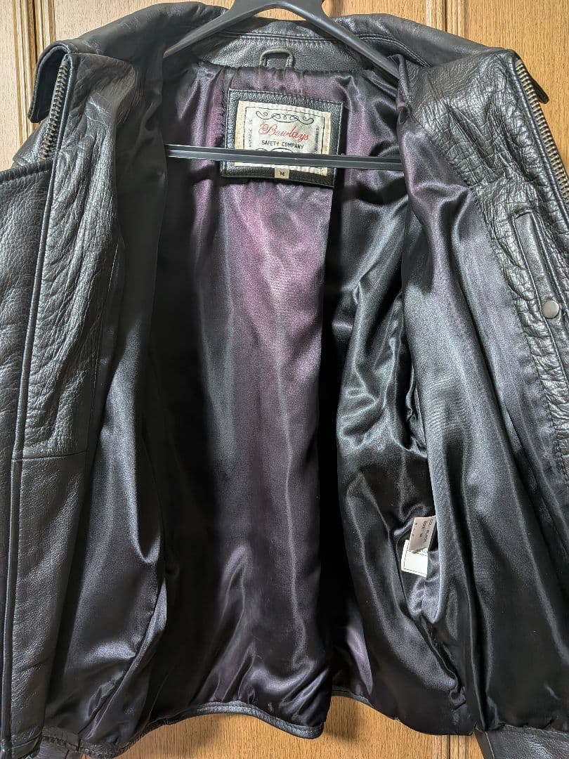 【モーガン蔵人】最終値下げ 90s leather bomber jacket