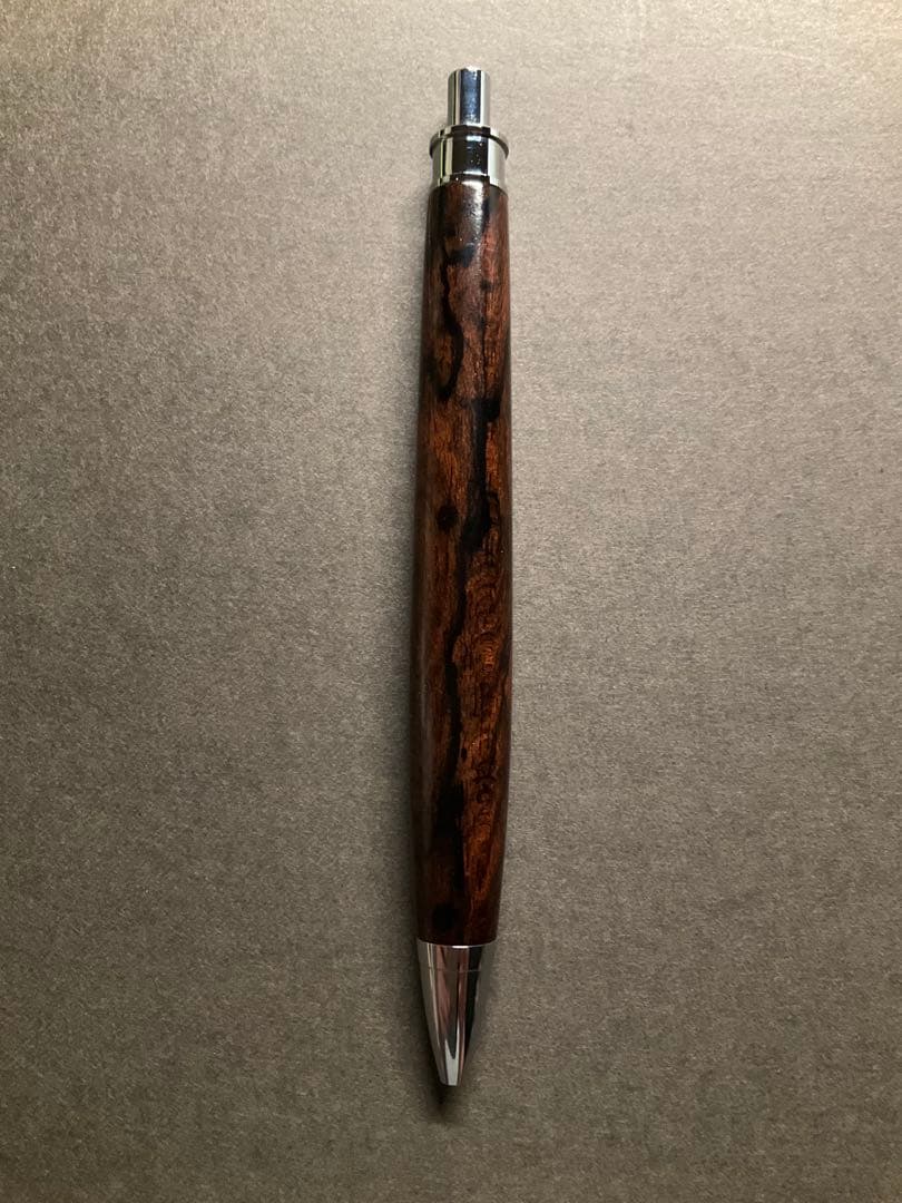 YOKOYAMA ART WORKS ボールペン 花梨瘤杢 ジリコテ 漆塗