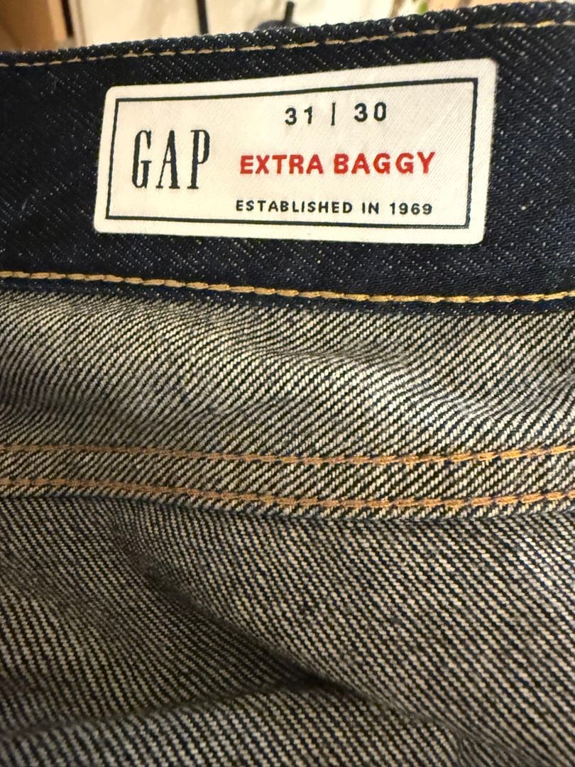 GAP スーパーバギーデニムジーンズ 31/30