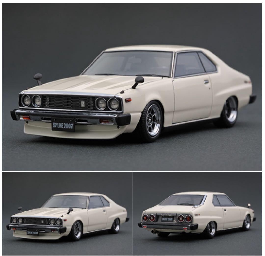まい　IG 1/43 スカイライン　GT-ES C210 ホワイト
