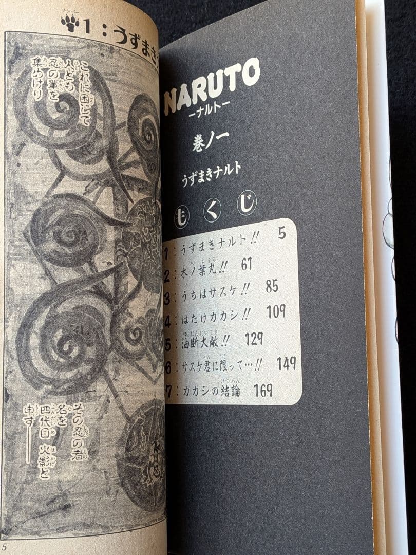 NARUTO　ナルト　1巻　岸本斉史　初版本　First Edition