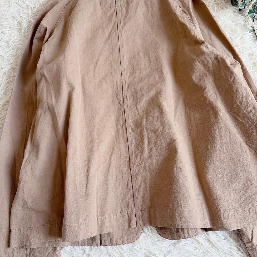 【タグ付き】ネストローブ　コットン×リネン　シャツジャケット　日本製　ヘンプ　麻