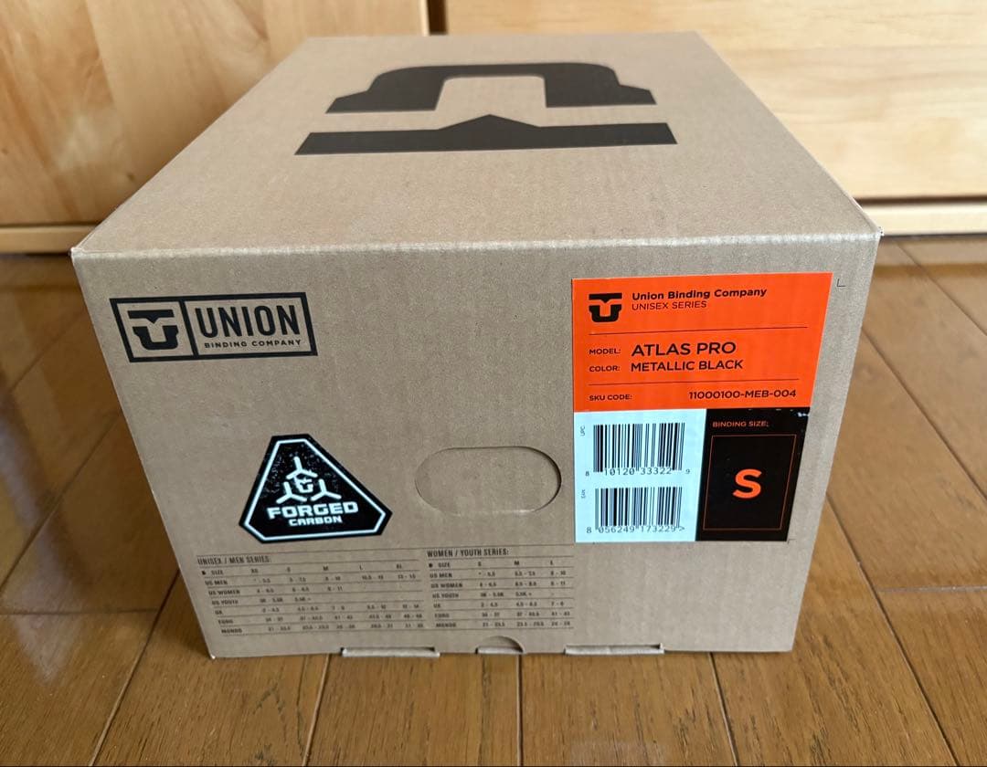 '25-26 union atlas pro S 新品 ユニオン アトラス