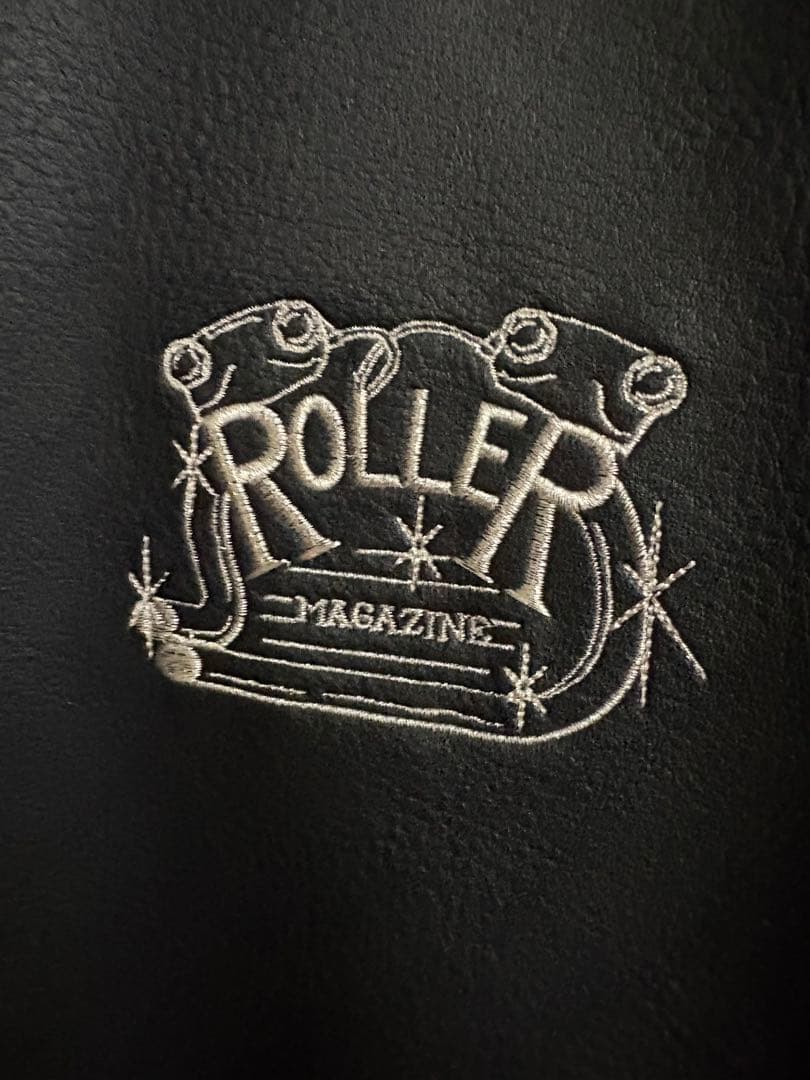 【未使用】ROLLER MAGAZINE フェイクレザー コーチジャケット L