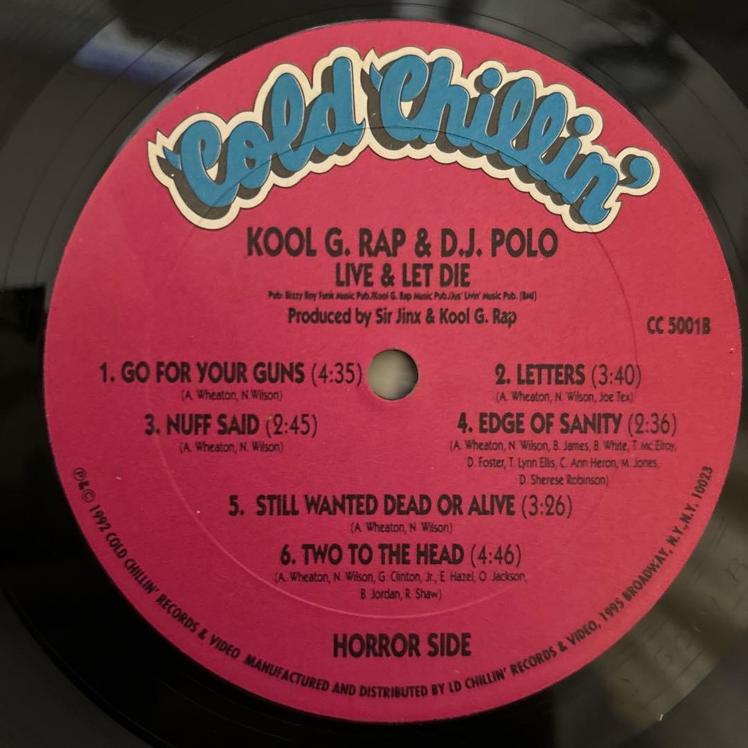 洋楽 LIVE & LET DIE / KOOL G RAP & DJ POLO