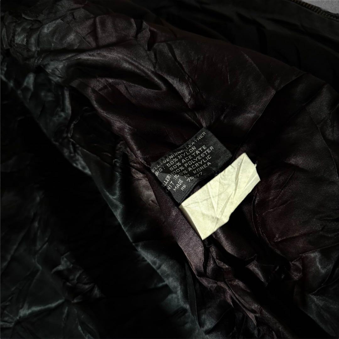 823古着Hard Rock Cafeレザージャケット2way刺繍ロゴ短丈Y2K